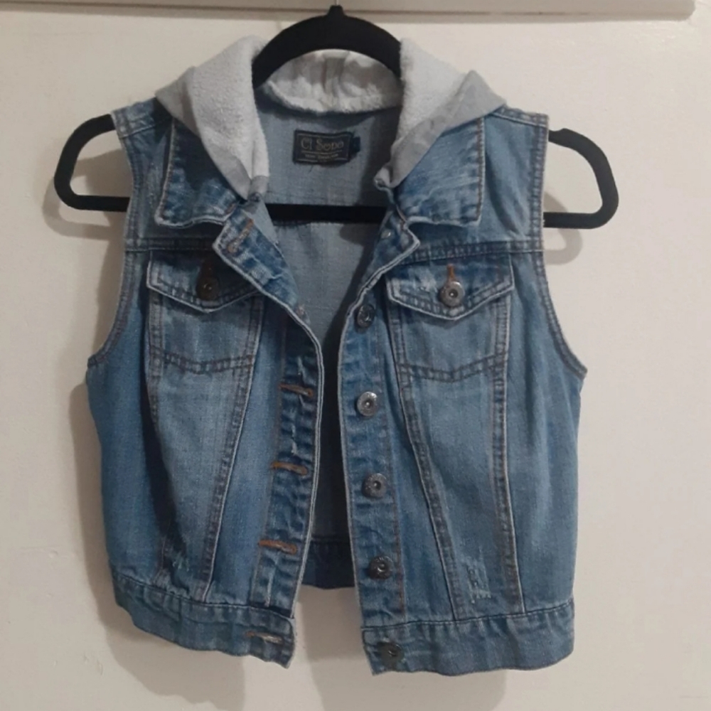 Denim vest
